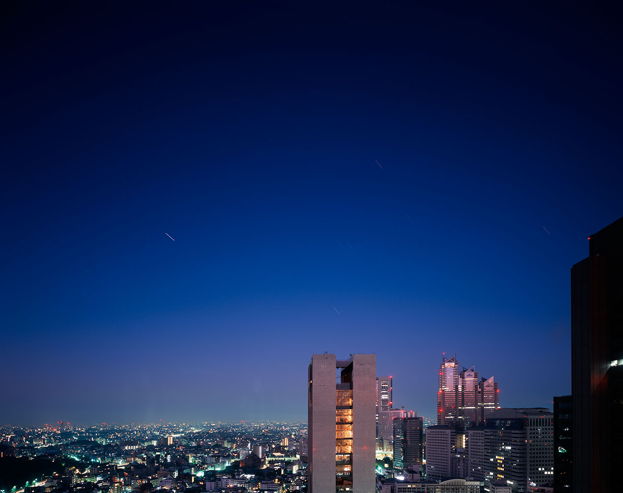 Star Trails over Tokyo